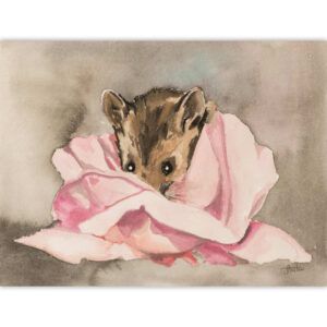 Mouse In Flower