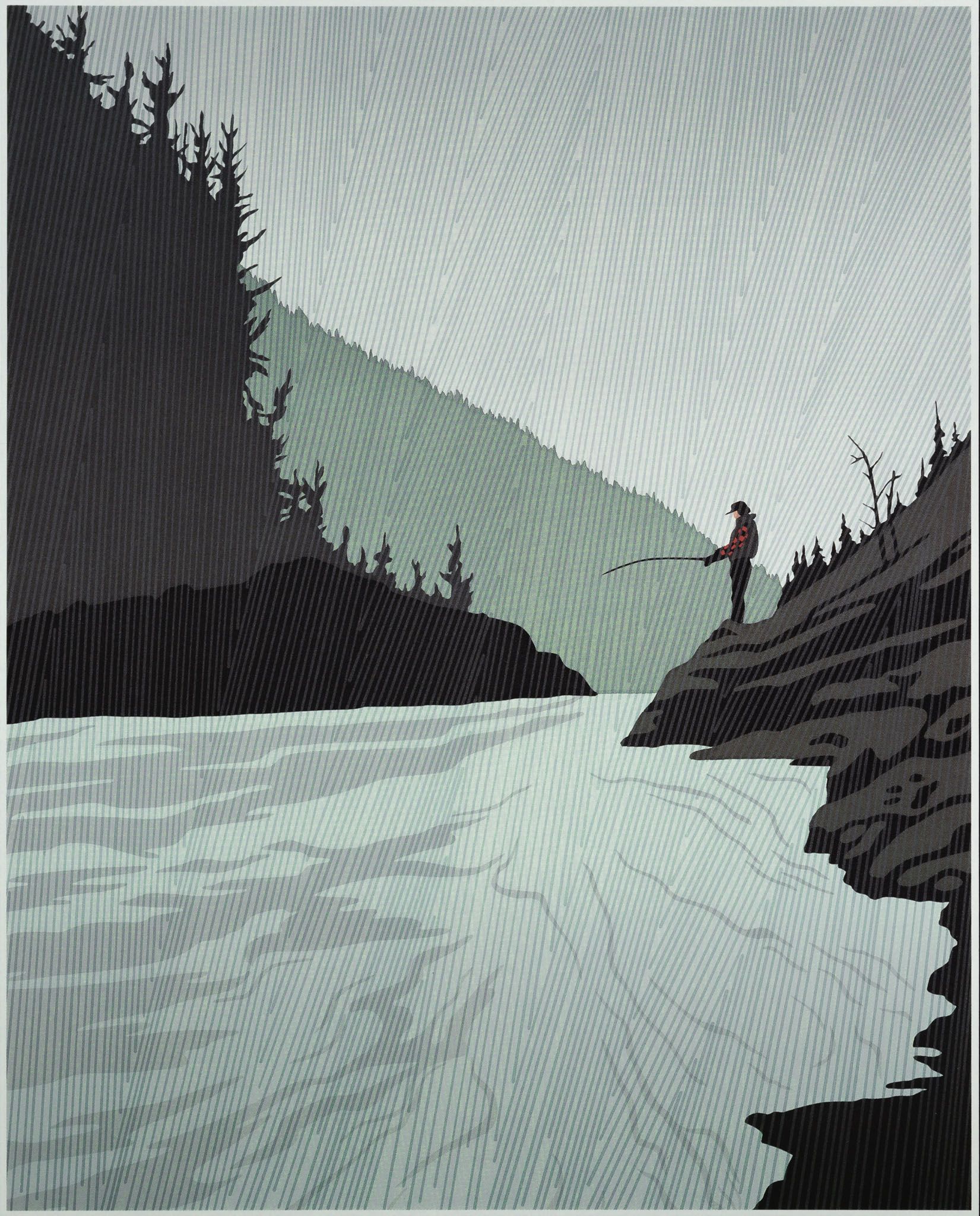 "BUCKLEY RIVER" by Roy Henry Vickers