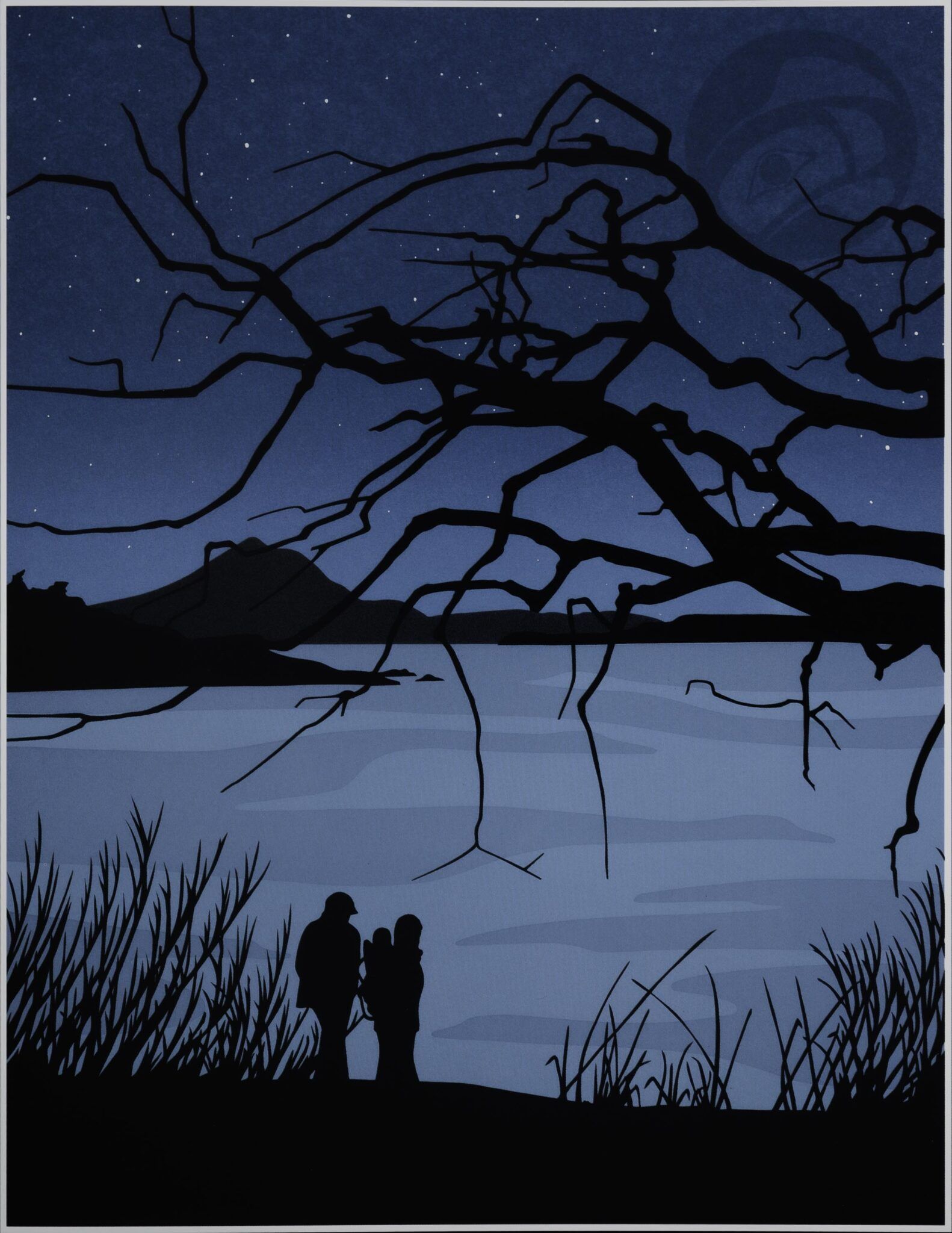 "NEW MOON WILLOWS BEACH" by Roy Henry Vickers