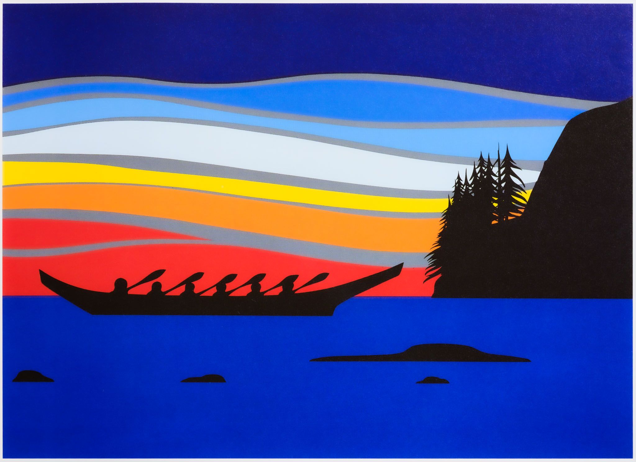 "WEST COAST SUNSET" by Roy Henry Vickers